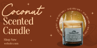 Coconut Scented Candle Twitter Post