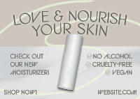 Skincare Product Beauty Postcard