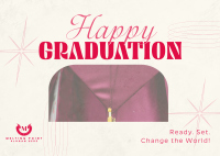 Happy Graduation Day Postcard