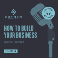 Building Business Podcast Instagram Post Design