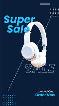 Super Sale Headphones Instagram Story