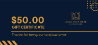 Retail Gift Certificate example 1