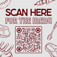 BBQ Deals QR Code Design