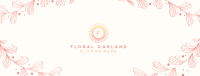 Floral Wreath Facebook Cover Image Preview