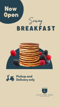 New Breakfast Restaurant Facebook Story