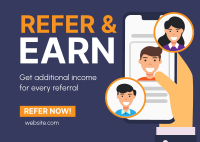 Refer and Earn Postcard