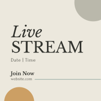 Live Stream On Linkedin Post Design