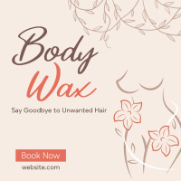 Body Waxing Service Instagram Post