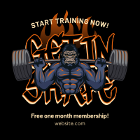 Gym Membership Promo Instagram Post Image Preview