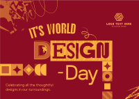 World Design Appreciation Postcard