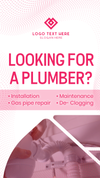 Plumbing At Service Instagram Reel Design