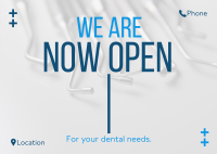 Dental Clinic Opening Postcard