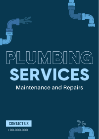 Plumbing Expert Services Poster