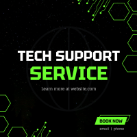 Tech Support Instagram Post Design