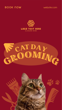 Cat Day Grooming Instagram Story