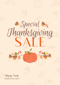 Special Thanksgiving Sale Flyer