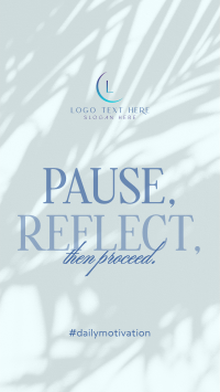 Pause & Reflect Video