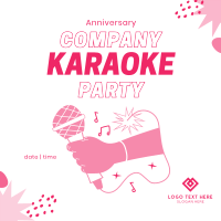 Company Karaoke Instagram Post