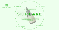 Minimalist Skin Care Routine Facebook Ad Design