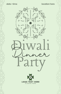 Diwali Lantern Invitation Image Preview