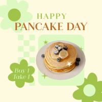 Cute Pancake Day Instagram Post