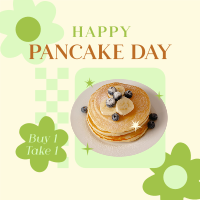 Cute Pancake Day Instagram Post Image Preview