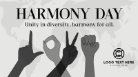 LOVE Sign Harmony Day Facebook Event Cover