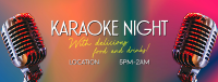 Karaoke Night Bar Facebook Cover