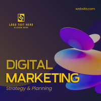 Digital Marketing Plan Linkedin Post Design