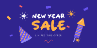 New Year Sale Twitter Post