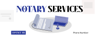 Notary Service Facebook Cover example 2