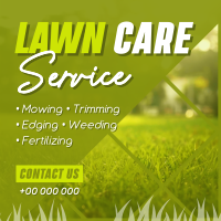 Lawn Care Maintenance Instagram Post Image Preview