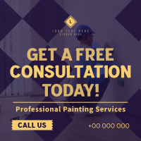 Painting Service Consultation Linkedin Post