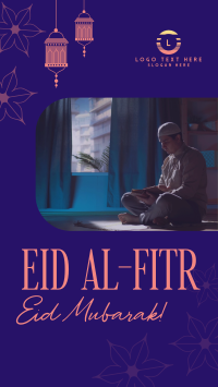 Eid Al Fitr Mubarak Instagram Reel Image Preview