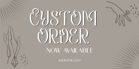 Order Custom Jewelry Twitter Post