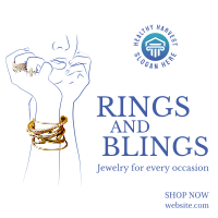 Rings and Blings Instagram Post