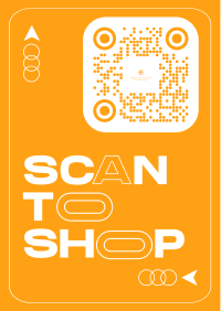 Futuristic Scan to Shop Flyer