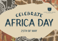 Africa Day Celebration Postcard