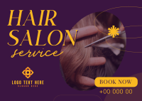 Professional Hairstylists Postcard Design