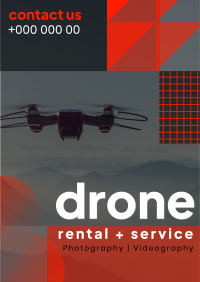 Geometric Drone Photography Flyer