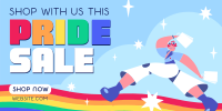 Fun Pride Month Sale Twitter Post