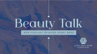 Beauty Talk Facebook Event Cover