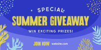 Corals Summer Giveaway Twitter Post