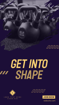 Get Into Shape Facebook Story