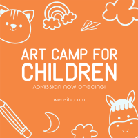 Art Camp for Kids Instagram Post