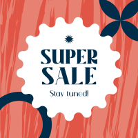 Abstract Beauty Super Sale Instagram Post