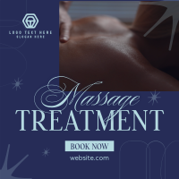 Hot Massage Treatment Instagram Post