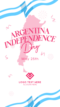 Independence Day of Argentina TikTok Video Image Preview