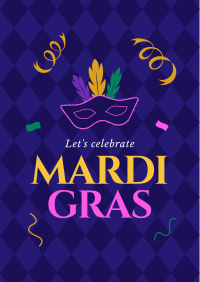 Mardi Gras Celebration Poster