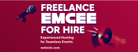 Freelance Emcee Hiring Facebook Cover Design